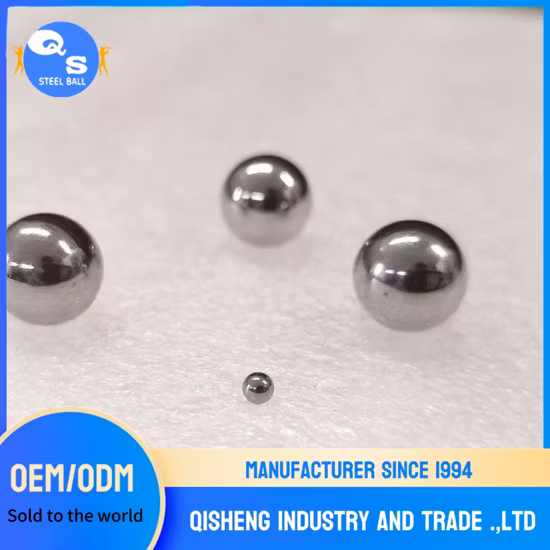 1/8'' de grano fino Gcr15 AISI52100 100cr6 E52100 Rodamiento de bolas de acero cromado